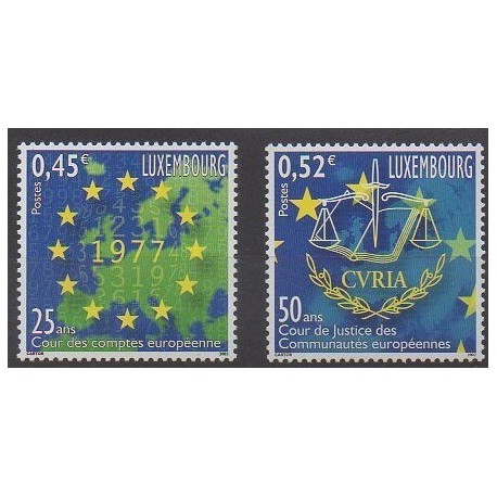 Luxembourg - 2002 - No 1509/1510 - Europe