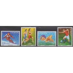 Luxembourg - 2004 - Nb 1603/1606 - Various sports