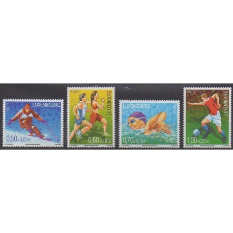 Luxembourg - 2004 - No 1603/1606 - Sports divers