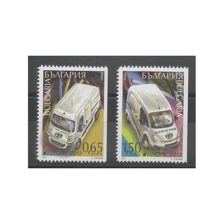 Timbres - voitures - Bulgarie - 2013 - No 4351a/4352a