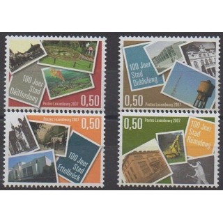 Acheter cette série de timbres du Luxembourg de l'année 2007 (No 1696/1699).