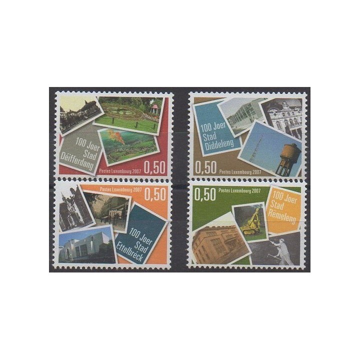 Buy this set of stamps of Luxembourg of the year 2007 (Nb 1696/1699).