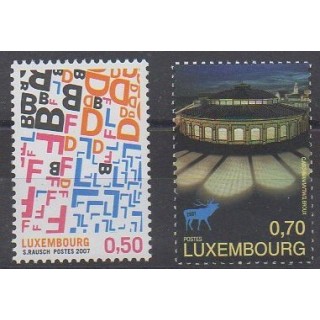 Acheter cette série de timbres du Luxembourg de l'année 2007 (No 1712/1713).