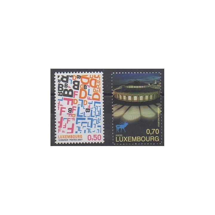 Buy this set of stamps of Luxembourg of the year 2007 (Nb 1712/1713).