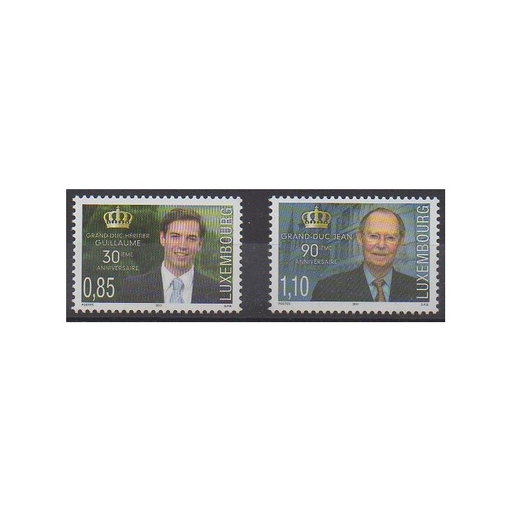 Acheter cette série de timbres du Luxembourg de l'année 2011 (No 1842/1843).