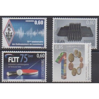 Acheter cette série de timbres du Luxembourg de l'année 2012 (No 1875/1878).