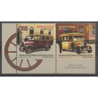 Timbres - voitures - Bosnie-Herzégovine République Serbe - 2013 - No 550a/551a