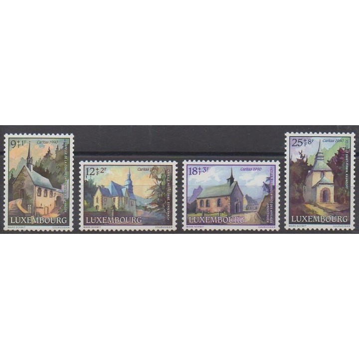 Acheter cette série de timbres du Luxembourg de l'année 1990 (No 1209/1212).