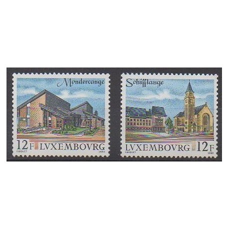 Luxembourg - 1990 - No 1201/1202 - Sites