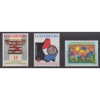 Buy this set of stamps of Luxembourg of the year 1994 (Nb 1292/1294).