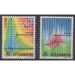 Acheter cette série de timbres du Luxembourg de l'année 1995 (No 1318/1319).
