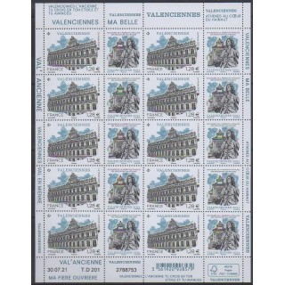 Buy this souvenir sheet  of France of the year 2021 (Nb F41 - Valenciennes).
