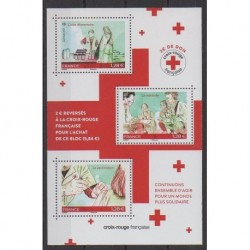France - Blocks and sheets - 2021 - Nb F5528 - Red cross