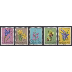 Luxembourg - 1976 - Nb 886/890 - Flowers - Used
