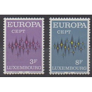 Acheter cette série de timbres du Luxembourg de l'année 1972 (No 796/797).