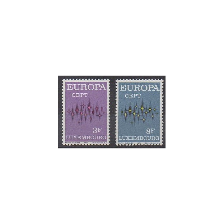 Acheter cette série de timbres du Luxembourg de l'année 1972 (No 796/797).
