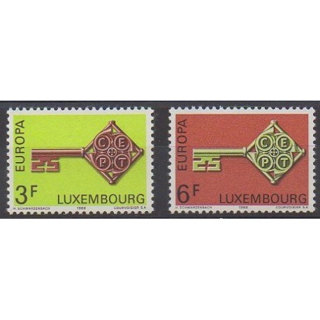 Luxembourg - 1968 - Nb 724/725 - Europa