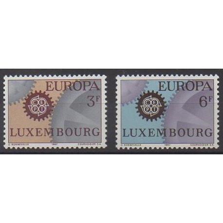 Luxembourg - 1967 - No 700/701 - Europa