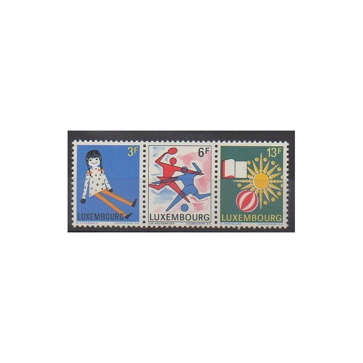 Acheter cette série de timbres du Luxembourg de l'année 1969 (No 735/737).