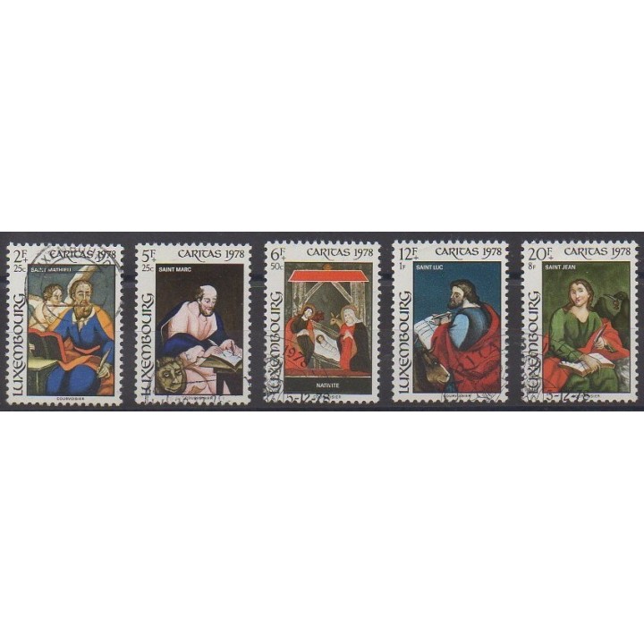 Acheter cette série de timbres du Luxembourg de l'année 1978 (No 926/930). - Oblitéré