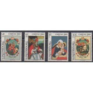 Buy this set of stamps of Luxembourg of the year 1980 (Nb 968/971).