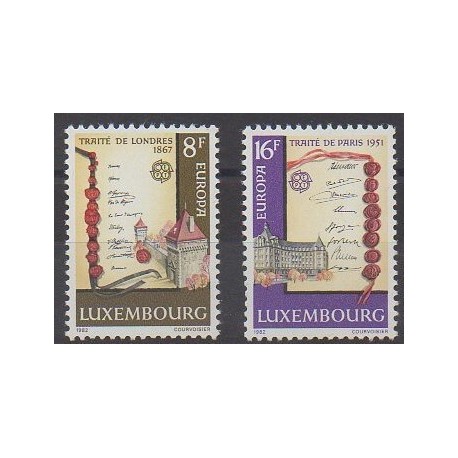 Luxembourg - 1982 - Nb 1002/1003 - Various Historics Themes - Europa