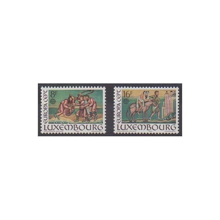 Buy this set of stamps of Luxembourg of the year 1983 (Nb 1024/1025).