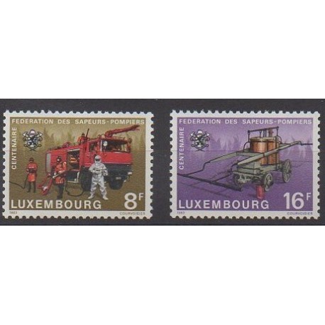 Luxembourg - 1983 - No 1018/1019 - Pompiers