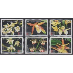 Nouvelle-Calédonie - 1996 - No 714/719 - Orchidées