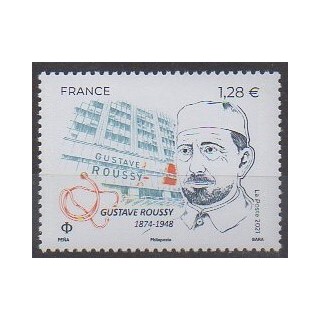 Buy this stamp of France of the year 2021 (Gustave Roussy).