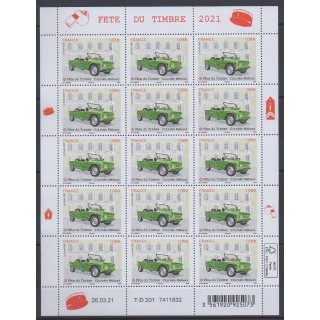 Buy this souvenir sheet  of France of the year 2021 (Nb F37 - Citroën Méhari).