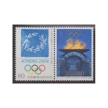 Japon - 2004 - No 3556/3557 - Jeux Olympiques d'été