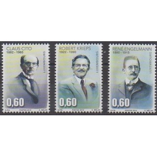 Acheter cette série de timbres du Luxembourg de l'année 2015 (No 1995/1997).