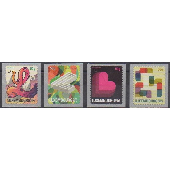 Acheter cette série de timbres du Luxembourg de l'année 2013 (No 1918/1921).