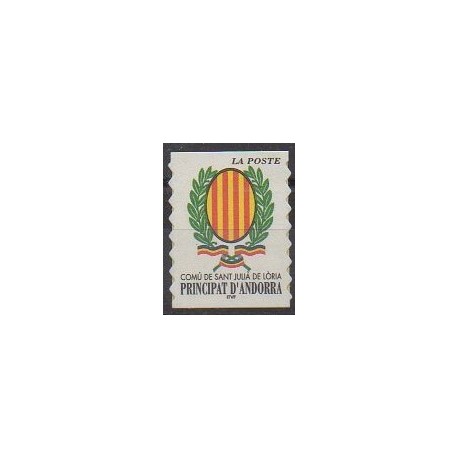 French Andorra - 2001 - Nb 542 - Coats of arms