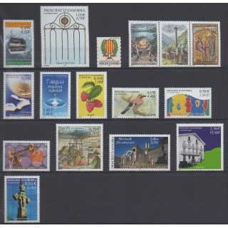 Buy the stamps of French Andorra of the year 2001 (Nb 540/554).