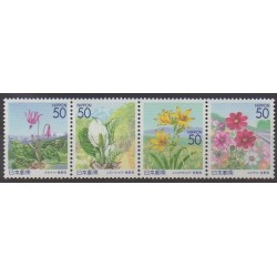 Japon - 2003 - No 3340/3343 - Fleurs