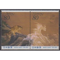 Japon - 2000 - No 2801/2802 - Peinture