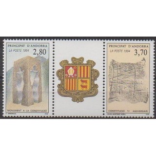 Buy this stamp of French Andorra of the year 1994 (Nb 443A).