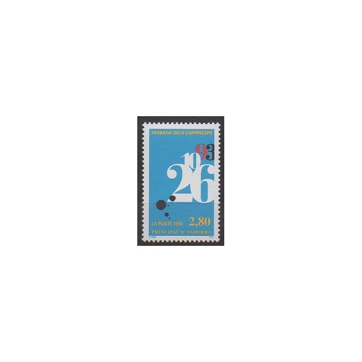 Acheter ce timbre d'Andorre français de l'année 1994 (No 453).