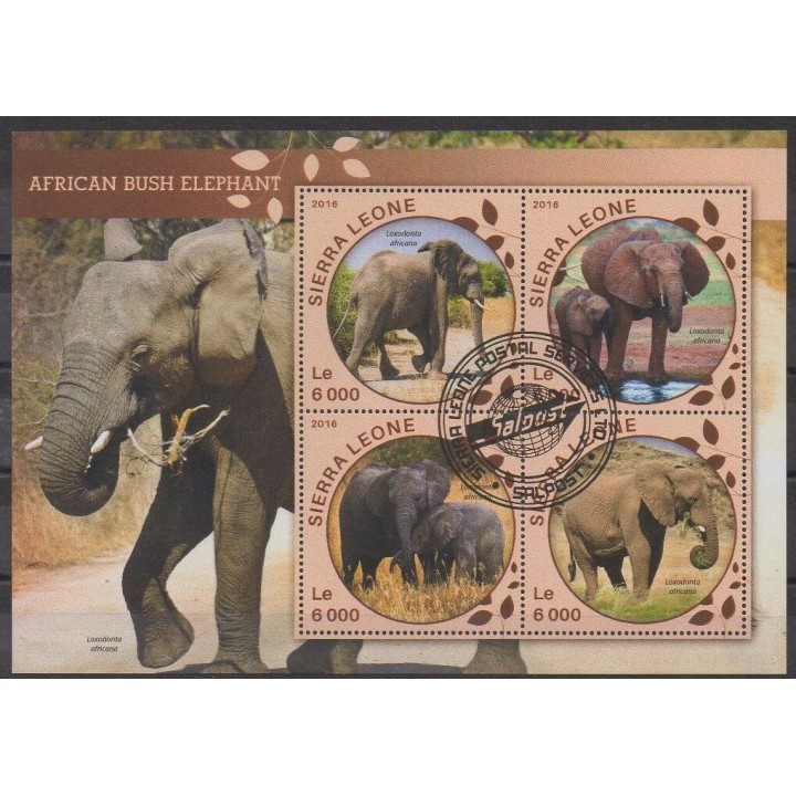 Buy this set of stamps of Sierra Leone of the year 2016 (Nb 5653/5656). - Used