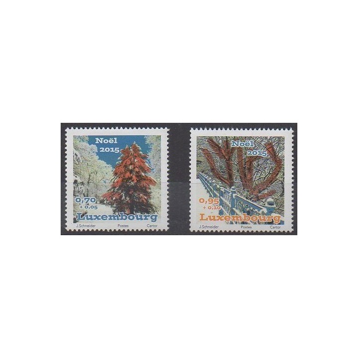 Acheter cette série de timbres du Luxembourg de l'année 2015 (No 2021/2022).