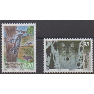 Acheter cette série de timbres du Luxembourg de l'année 2016 (No 2044/2045).