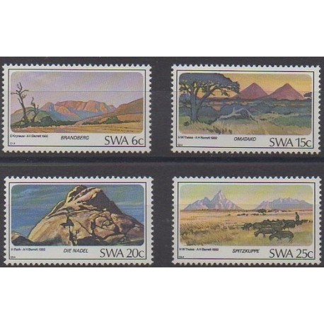 Sud-Ouest africain - 1982 - No 481/484 - Sites