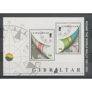 Timbres - bateaux - Gibraltar - 1992 - No BF 16