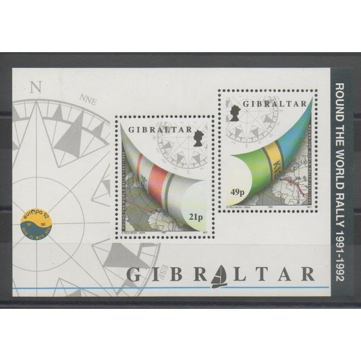 Timbres - bateaux - Gibraltar - 1992 - No BF 16