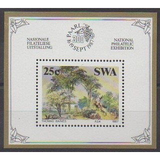 Buy this souvenir sheet  of South-West Africa of the year 1987 (Nb BF8).