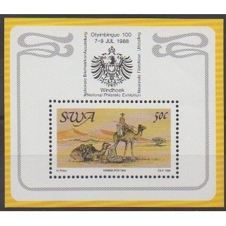 Acheter ce bloc-feuillet du Sud-Ouest africain de l'année 1988 (No BF9).