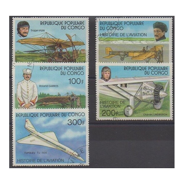 Buy this set of stamps of Republic of Congo of the year 1977 (Nb 471/475). - Used