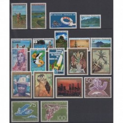 Polynesia - Complete year - 1974 - Nb 94/103 - PA82/PA91